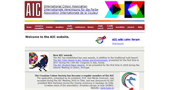 Desktop Screenshot of aic-color.org